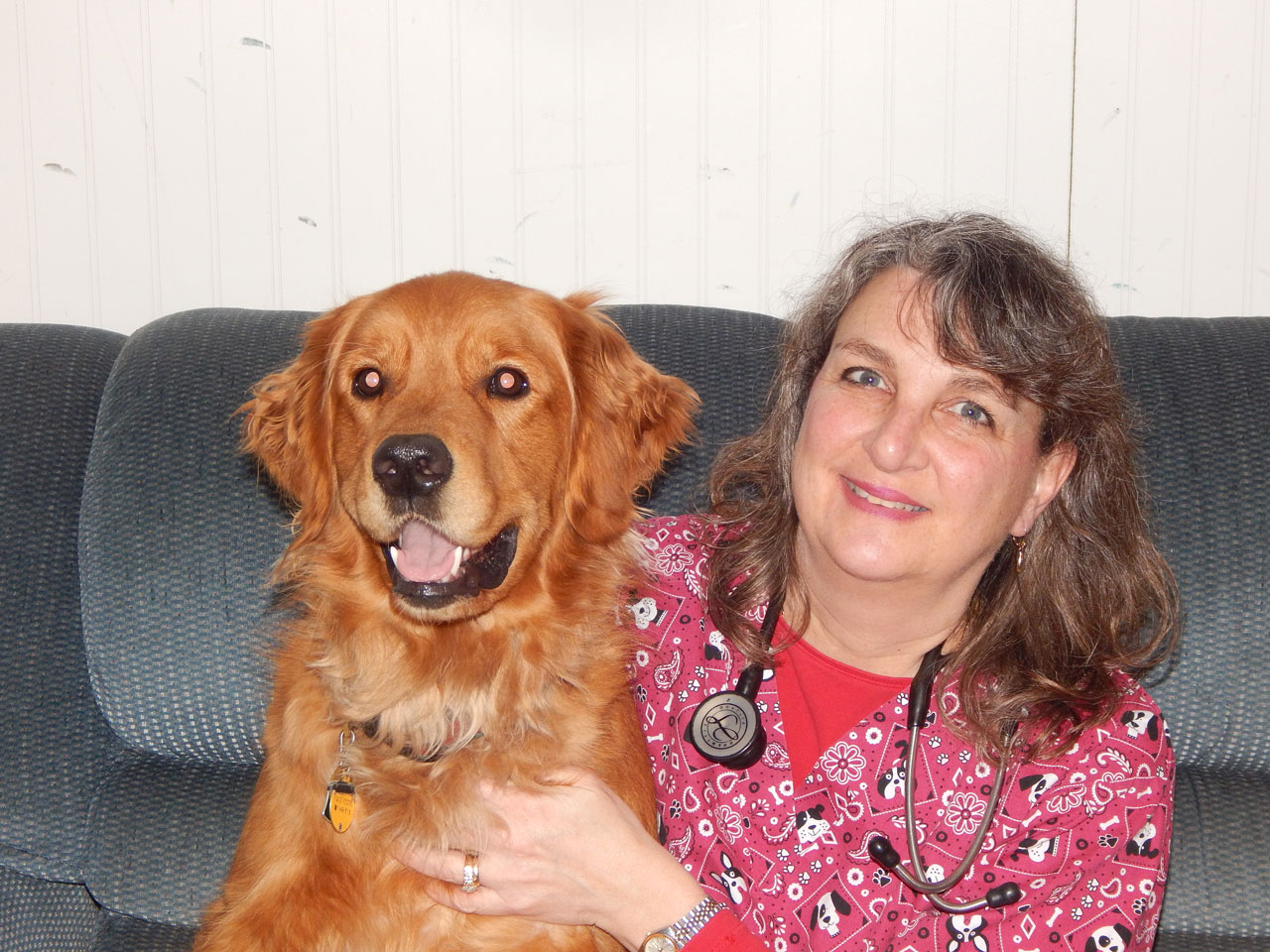 Dr. Sandy Higgins Wears Two Hats Dedham Veterinary Associates